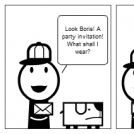 Matty and Boris in... The Party Invitation