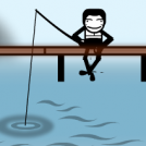 " Sitting on the dock of the bay "