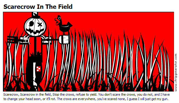 Scarecrow In The Field