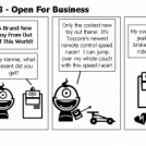 Elevator Comic # 38 - Open For Business