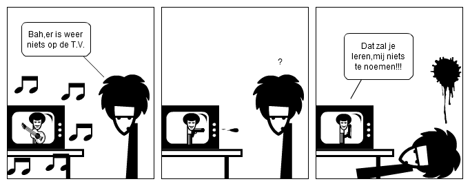 Schietende T.V.