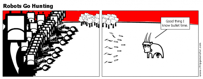 Robots Go Hunting