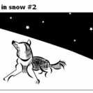 Dog in snow #2