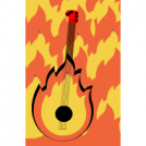 Flaming Guitar