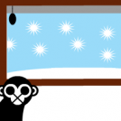 -The Two Monkeys- With The Snow & All...