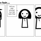 The story of Claudias hair....