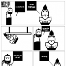 Meating a strong guy