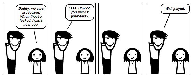"My ears are locked."