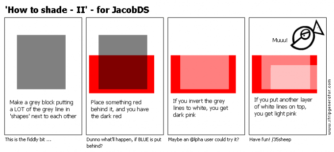'How to shade - II' - for JacobDS