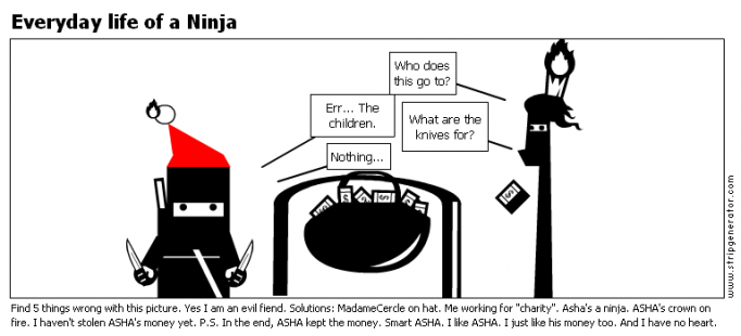 Everyday life of a Ninja