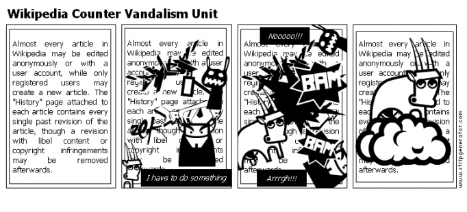 Wikipedia Counter Vandalism Unit