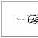 I lie.