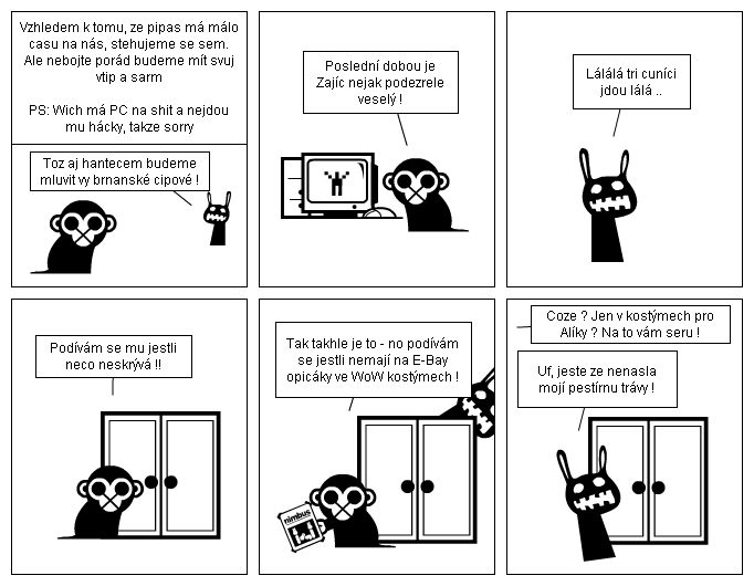 Nové série Opice a Zajíc