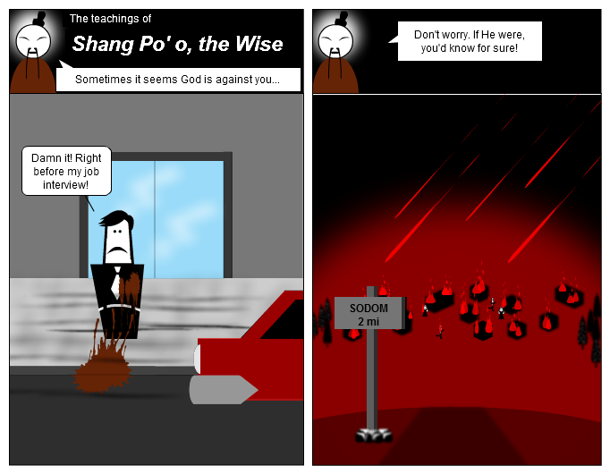 Shang Po'o, the Wise, on God's Wrath