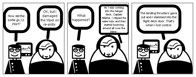 Worf and Adama