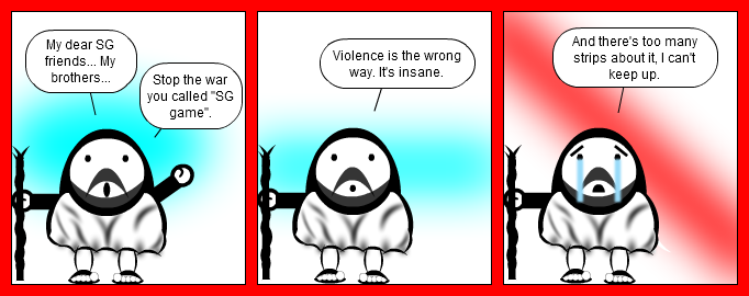 Peace on "SG game"