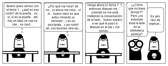Tira 164: En la biblioteca