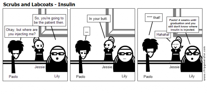 Scrubs and Lab Coats - Insulin