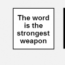 Only words