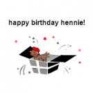 happy birthday hennie!