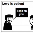Love is patient
