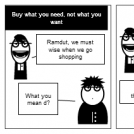 Buy what you need, not what you want