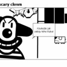 Strašidelný šašek=scary clown