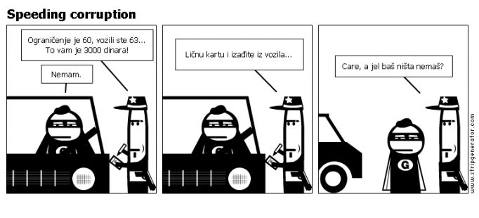 Speeding corruption
