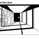 Behind the door