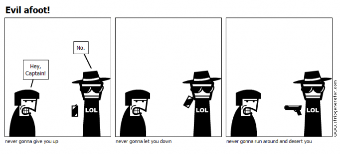 Evil afoot!