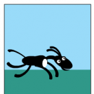 Fido and Easter Rabbit