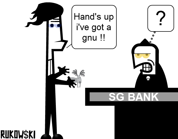 Dyslexic Bank Robber