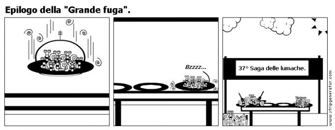 Epilogo della "Grande fuga".
