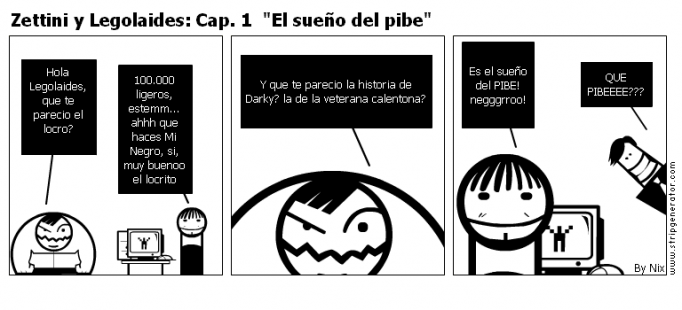 Zettini y Legolaides: Cap. 1  "El sueño del p