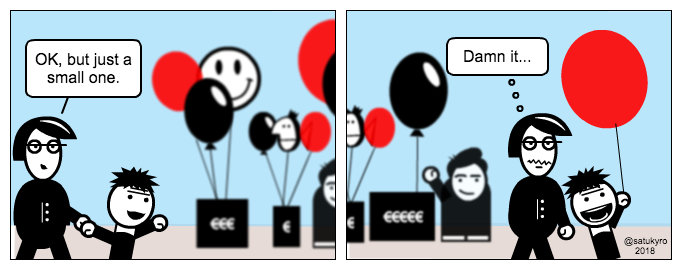 Kid cartoon: Balloons