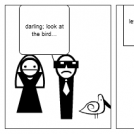 Bird Poops on a man