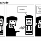 Portugues sendo assaltado