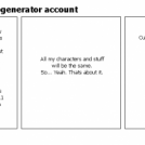 I create a new stripgenerator account