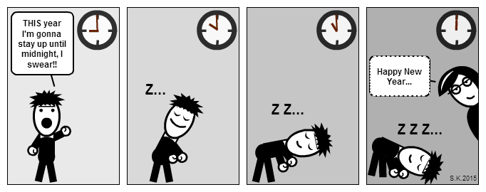 Cartoon: New year eve's resolution