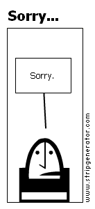Sorry...