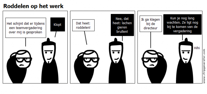 Roddelen op het werk
