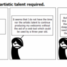 Mini Issue One: No artistic talent required.