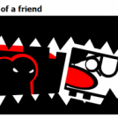 Dog# faces the death of a friend