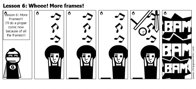 Lesson 6: Wheee! More frames!