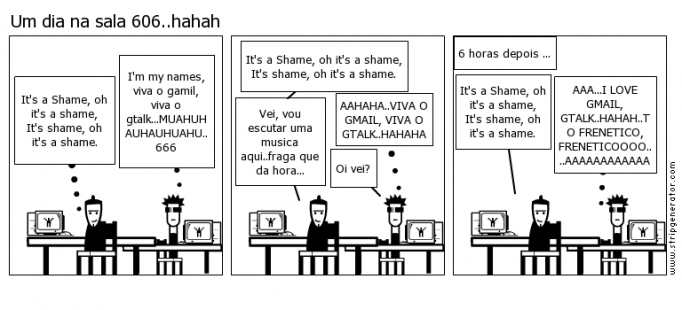 Um dia na sala 606..hahah