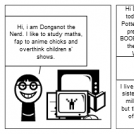 Dongsnot the Nerd: Prologue, page 1.