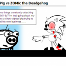 Bespecled Pig vs ZOMic the Deadgehog