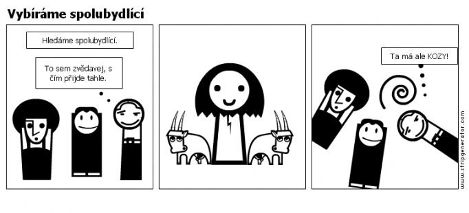 Vybíráme spolubydlící