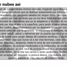 un paso pesado de nubes asi