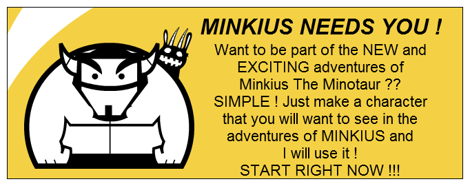 MINKIUS NEEDS YOU !